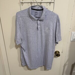 Tiger Woods Ritz Carlton Orlando Polo Shirt Gray Nike Collection Abstract Size L